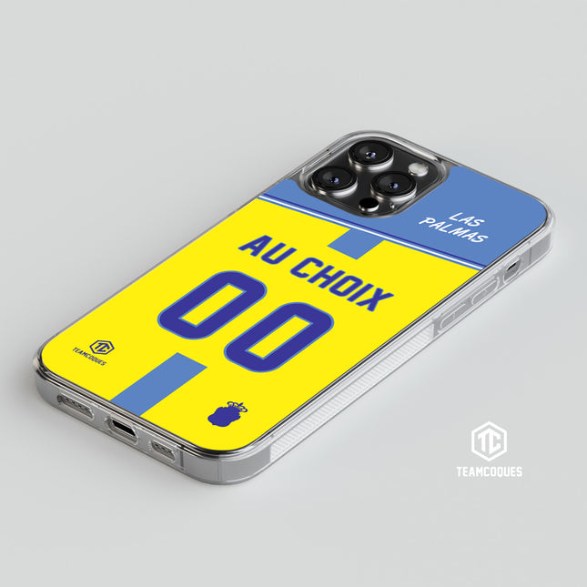 Coque foot LAS PALMAS personnalisable - TEAMCOQUES
