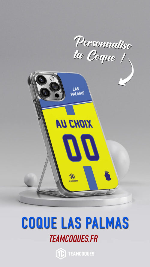 Vidéo Coque foot LAS PALMAS personnalisable - TEAMCOQUES