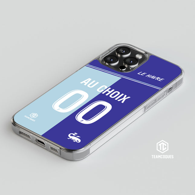 Coque foot LE HAVRE HAC personnalisable - TEAMCOQUES