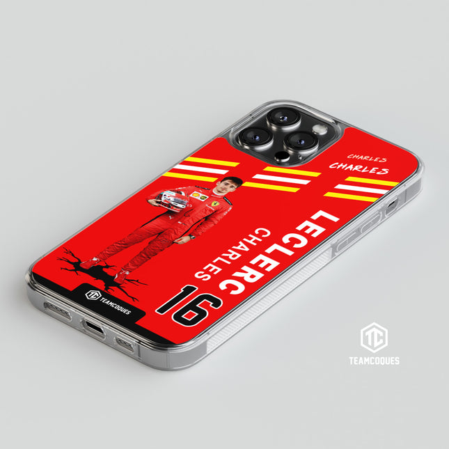 Coque joueur CHARLES LECLERC FORMULE 1 F1 - TEAMCOQUES