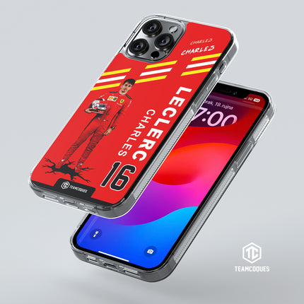 Coque joueur CHARLES LECLERC FORMULE 1 F1 - TEAMCOQUES