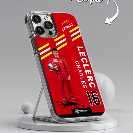 Vidéo Coque joueur CHARLES LECLERC FORMULE 1 F1 - TEAMCOQUES