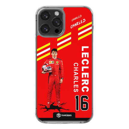 Coque joueur CHARLES LECLERC FORMULE 1 F1 - TEAMCOQUES