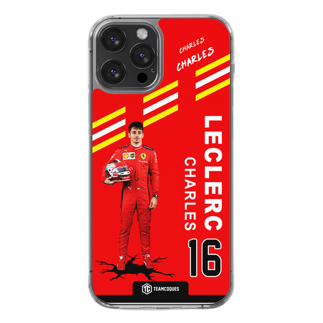 Coque joueur CHARLES LECLERC FORMULE 1 F1 - TEAMCOQUES
