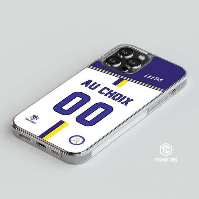 Coque foot LEEDS personnalisable - TEAMCOQUES
