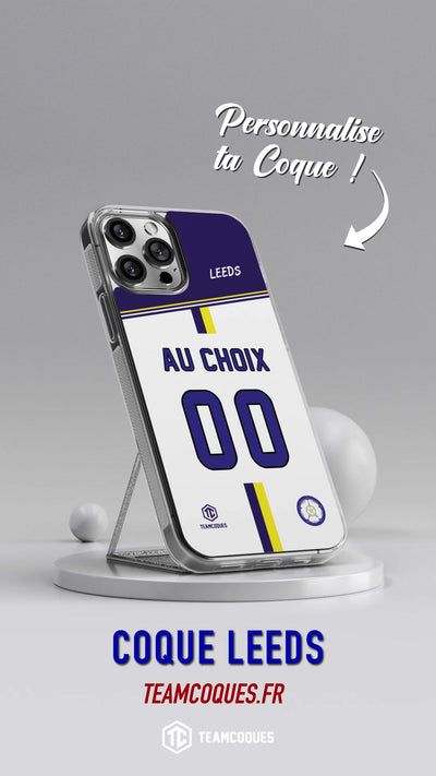 Vidéo Coque foot LEEDS personnalisable - TEAMCOQUES