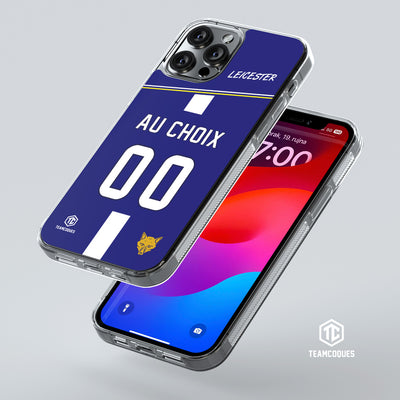 Coque foot LEICESTER personnalisable - TEAMCOQUES