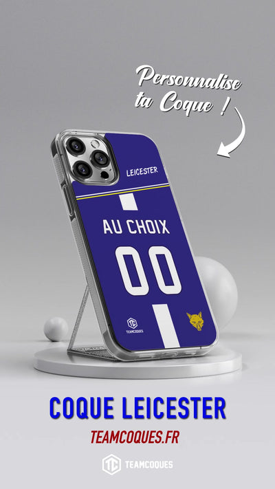 Vidéo Coque foot LEICESTER personnalisable - TEAMCOQUES