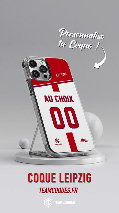 Vidéo Coque foot LEIPZIG personnalisable - TEAMCOQUES
