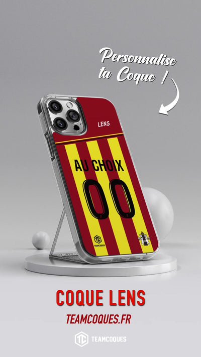 Vidéo Coque foot LENS RCL personnalisable - TEAMCOQUES
