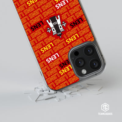 Coque foot LENS RCL texte oblique personnalisable - TEAMCOQUES