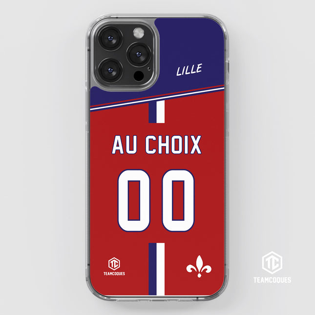 Coque foot LILLE LOSC personnalisable - TEAMCOQUES