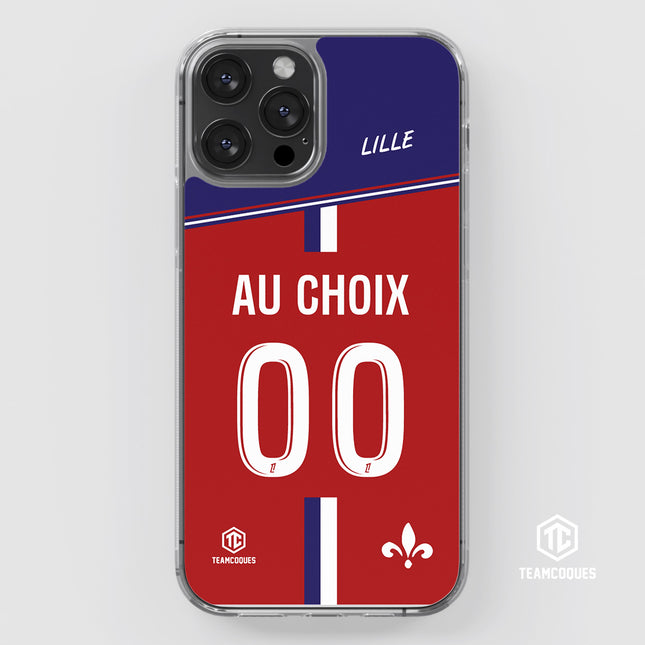 Coque foot LILLE LOSC personnalisable - TEAMCOQUES