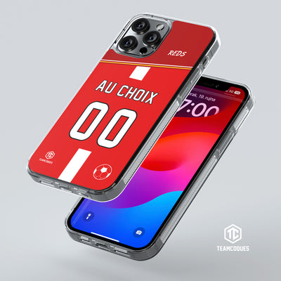 Coque foot REDS personnalisable - TEAMCOQUES