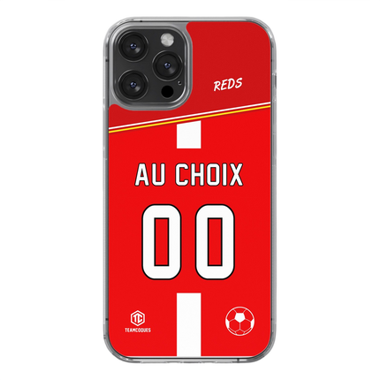 Coque foot REDS personnalisable - TEAMCOQUES