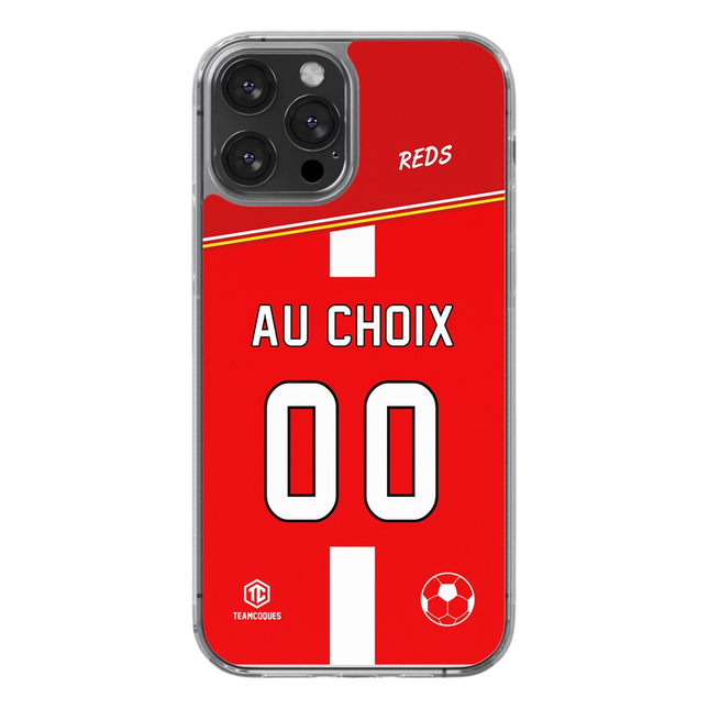 Coque foot REDS personnalisable - TEAMCOQUES