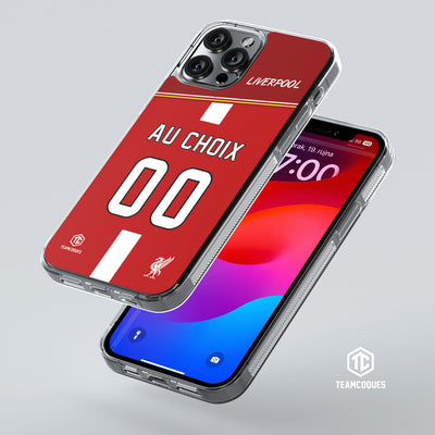 Coque foot LIVERPOOL personnalisable - TEAMCOQUES