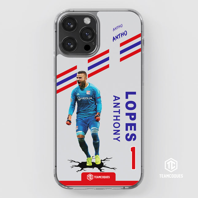 Coque joueur ANTHONY LOPES LYON OL - TEAMCOQUES