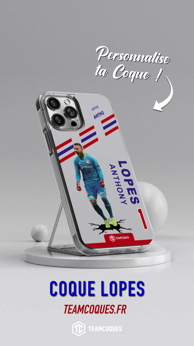 Vidéo Coque joueur ANTHONY LOPES LYON OL - TEAMCOQUES