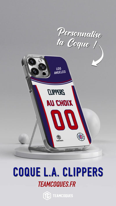 Vidéo Coque basket NBA LOS ANGELES CLIPPERS personnalisable - TEAMCOQUES