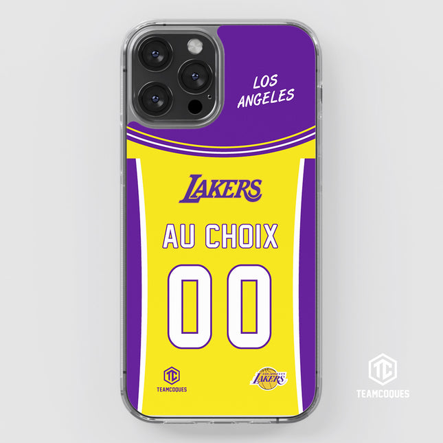 Coque basket NBA LOS ANGELES LAKERS personnalisable - TEAMCOQUES