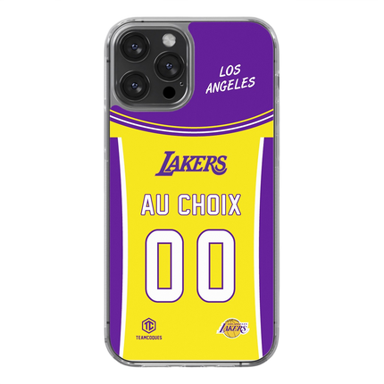 Coque basket NBA LOS ANGELES LAKERS personnalisable - TEAMCOQUES