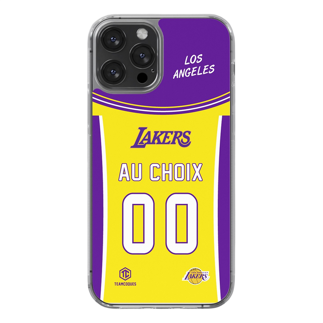 Coque basket NBA LOS ANGELES LAKERS personnalisable - TEAMCOQUES