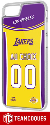 Coque basket NBA LOS ANGELES LAKERS personnalisable - TEAMCOQUES