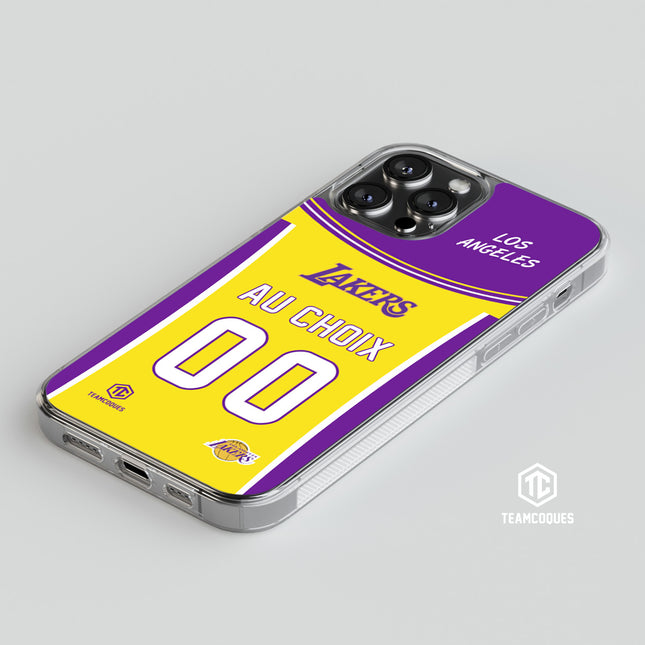Coque basket NBA LOS ANGELES LAKERS personnalisable - TEAMCOQUES