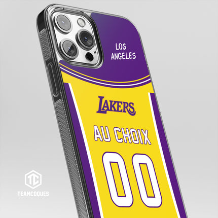 Coque basket NBA LOS ANGELES LAKERS personnalisable - TEAMCOQUES