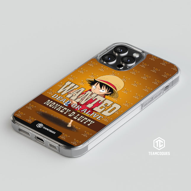 Coque design ONE PIECE - LUFFY 2 CHAPEAU DE PAILLE - TEAMCOQUES