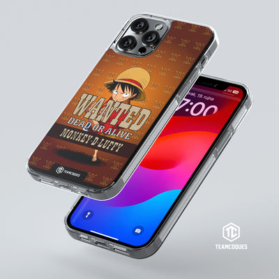 Coque design ONE PIECE - LUFFY 2 CHAPEAU DE PAILLE - TEAMCOQUES