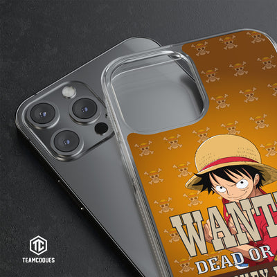 Coque design ONE PIECE - LUFFY 2 CHAPEAU DE PAILLE - TEAMCOQUES