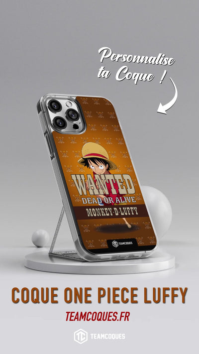 Vidéo Coque design ONE PIECE - LUFFY 2 CHAPEAU DE PAILLE - TEAMCOQUES