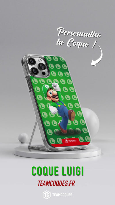 Vidéo Coque design SUPER MARIO - LUIGI - TEAMCOQUES