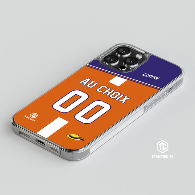 Coque foot LUTON TOWN personnalisable - TEAMCOQUES