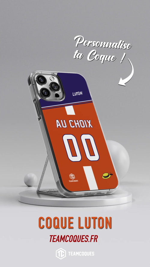 Vidéo Coque foot LUTON TOWN personnalisable - TEAMCOQUES