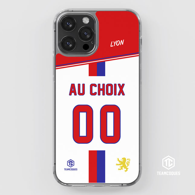 Coque foot LYON OL personnalisable - TEAMCOQUES