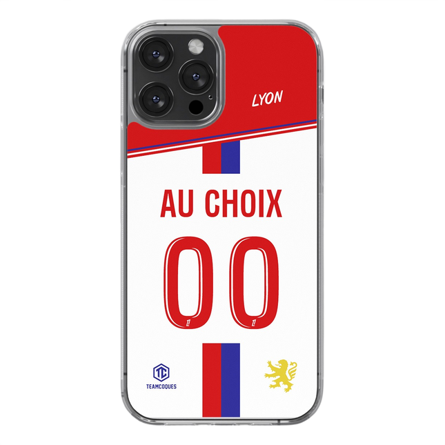 Coque foot LYON OL personnalisable - TEAMCOQUES