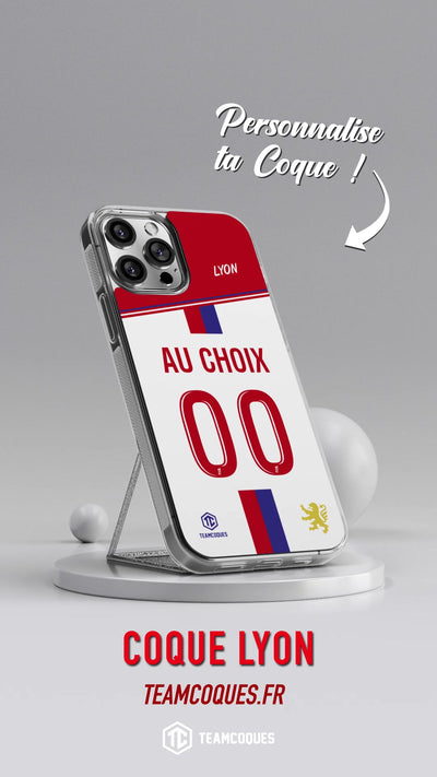 Vidéo Coque foot LYON OL personnalisable - TEAMCOQUES
