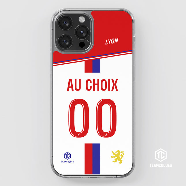 Coque foot LYON OL personnalisable - TEAMCOQUES