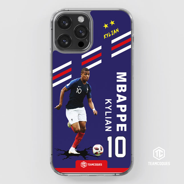 Coque joueur KYLIAN MBAPPE EQUIPE DE FRANCE 2018 - TEAMCOQUES