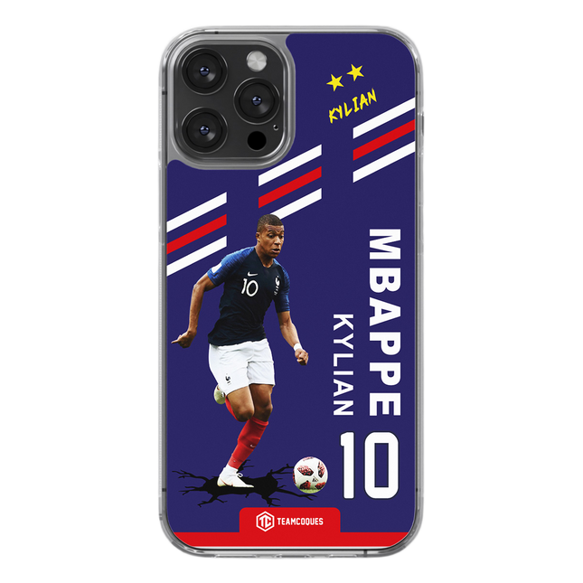 Coque joueur KYLIAN MBAPPE EQUIPE DE FRANCE 2018 - TEAMCOQUES
