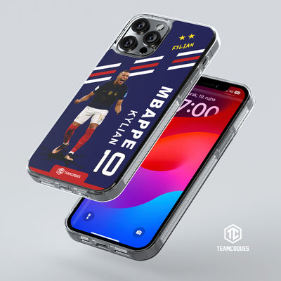 Coque joueur KYLIAN MBAPPE EQUIPE DE FRANCE 2022 RIRE - TEAMCOQUES