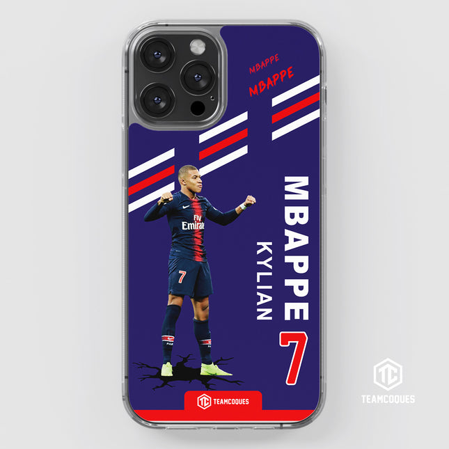 Coque joueur KYLIAN MBAPPE PARIS - TEAMCOQUES