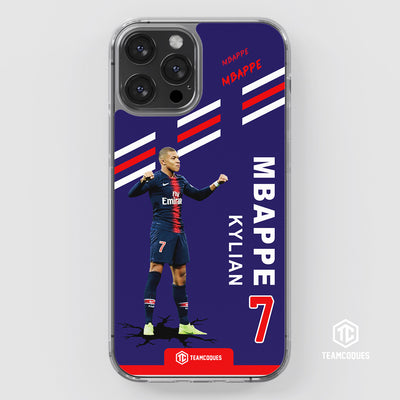 Coque joueur KYLIAN MBAPPE PARIS - TEAMCOQUES
