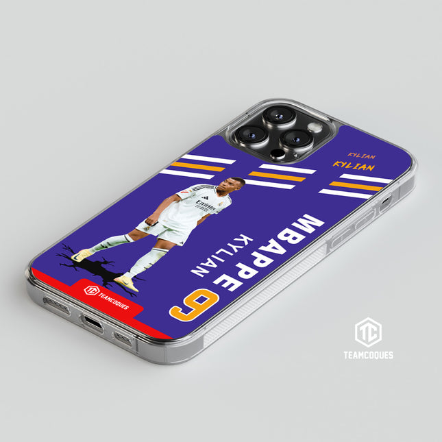 Coque joueur KYLIAN MBAPPE REAL MADRID - TEAMCOQUES