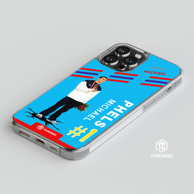 Coque joueur MICHAEL PHELPS NATATION JO - TEAMCOQUES
