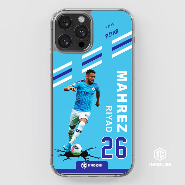 Coque joueur RIYAD MAHREZ MANCHESTER MAN CITY - TEAMCOQUES