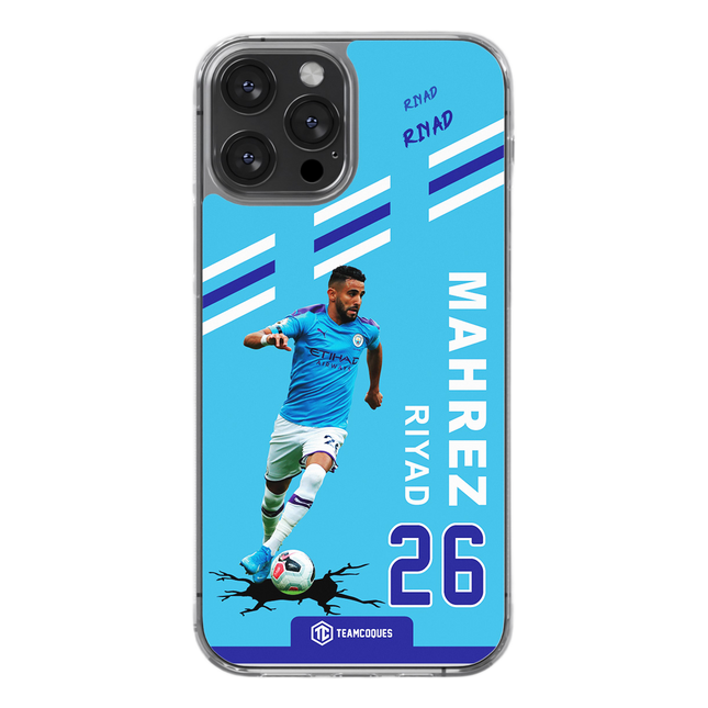 Coque joueur RIYAD MAHREZ MANCHESTER MAN CITY - TEAMCOQUES